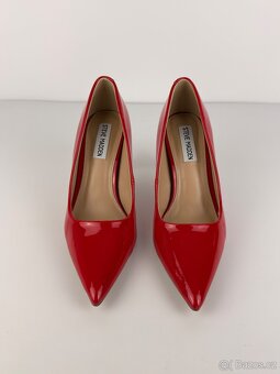 Steve Madden dámské elegantní boty na podpatku červené 36 - 2