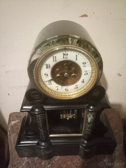 Mramorové krbové hodiny - 2