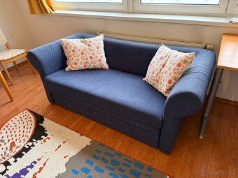 Látková rozkládací pohovka IKEA - 2