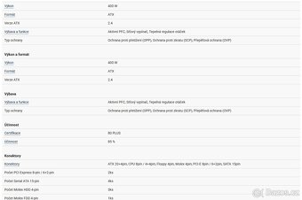 Počítačový zdroj SilverStone Strider Essential 80Plus - 2
