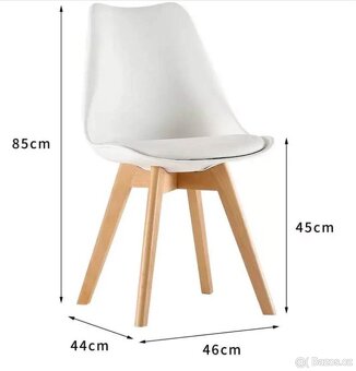 Tmavošedé skandinávské židle - 2