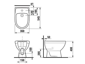 Prodám bidet zn. Jika - 2