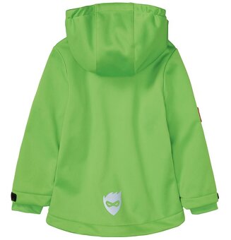 ☘️ SOFTSHELLOVÁ BUNDA zelená limetková vel. 122/128 ☘️ - 2