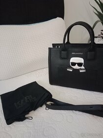 Karl Lagerfeld vysoce luxusní kožená kabelka - 2