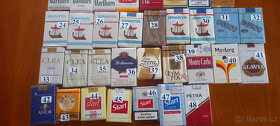 Staré sběratelské cigarety 1 - 2
