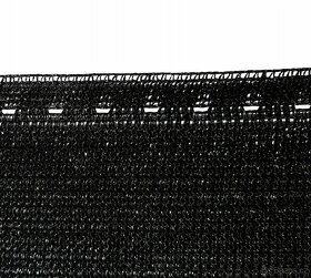 1,5x50m tkanina na plot 90% stín 135g/m2 černá - 2