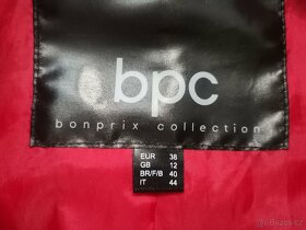Červená koženková bunda Bonprix vel. 38 - 2