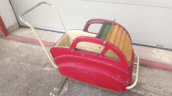 BEKAR 1936-39, starožitný loutkový kočárek. - 2