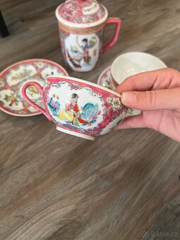 Čínský porcelánový text - 2
