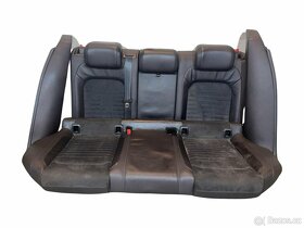 Sedačky hněda kůže alcantara VW Passat B8 r.v. 2016 - 2