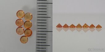 Safír-kulatý-0,12 ct./kus - 2