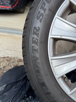 Alu kola Mercedes – W222; zimní pneu 245/50R18 - 2