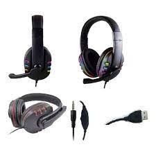 K5 Pro Audio Stereo Color LED RGB Headset kompatibilní s poč - 2