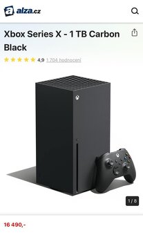 Xbox Series X 1TB Carbon, 3x ovladač, 2x mikrofon - 2