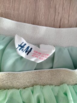 Dívčí tylová sukně H&M, vel. 104 - 2