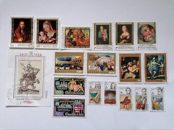 87x známky letadla stavby umění zvířata rostliny sport - 2