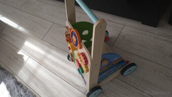 dětský dřevěný vozíček - 2