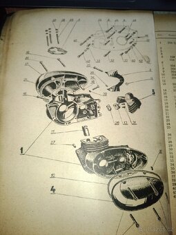 Jawa ČZ 350 seznam náhradních dílů Originál - 2