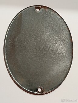 WWII- HISTORICKÁ CEDULE- SMALTOVANÁ. - 2