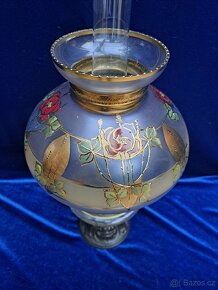 Petrolejová lampa secese - 2