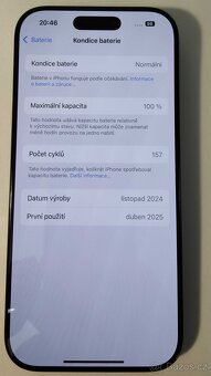 Apple iPhone 16 Pro 1TB, 100% BATERIE - 2