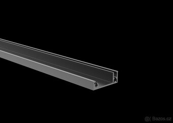 Krycí lišty - stavba plotu s hliníkových lamel (antracit) - 2