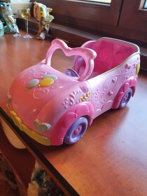 Dětské auto růžové pro panenky - 2