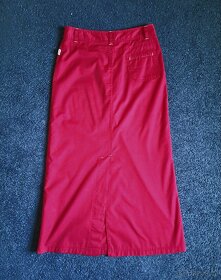 Červená jeansová sukeň Maribo - 2