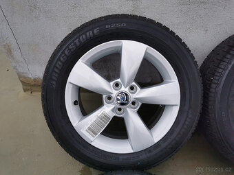 185/60R15 nová alu kola škoda rapid fabia III 6x15 5x100 ET3 - 2