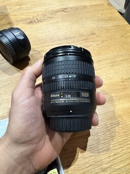 Nikon 70-200 AF-S VR 2.8 G + Nikon 18-70 + příslušenství - 2