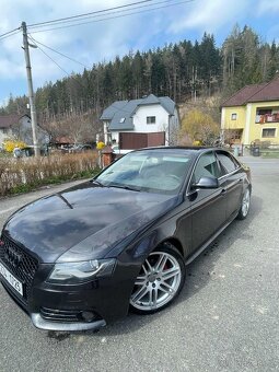 AUDI A4 B8 3.0 TDI S4 LOOK výfuk s el.klapkou hezká výbava - 2