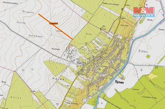 Prodej pole, 786 m², Týnec na Moravě - 2