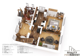 Prodej rodinného domu 140m2, pozemek 2315m2, ul. Rybničná, R - 2