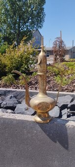 Dekorativní mosazný lampa – vintage styl - 2