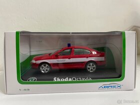 Škoda Octavia II HZS Letiště Karlovy Vary 1:43 Abrex - 2