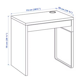 Nový psací stůl IKEA - 2