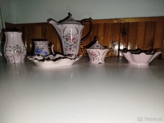 Růžový porcelánový set Chodov - 2