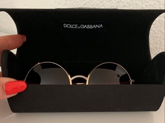 Dolce Gabbana - kulaté dámské sluneční brýle - 2