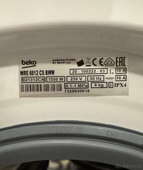 Pračka BEKO WRE 6612 CS BWW - 2