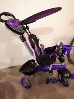 Dětská tříkolka Smart Trike Dream Touch Steering 4v1 – fialo - 2