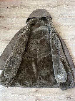 Dámský shearling kabát s kapucí – Penelope - 2