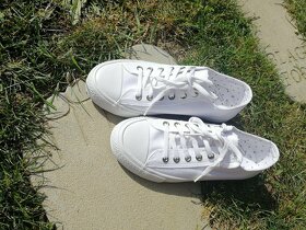Nové - Bonprix tenisky bilé 40 - 2