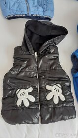 Jarní/podzimní/zimní bundičky a vesty vel. 9-12 měsíců - 2