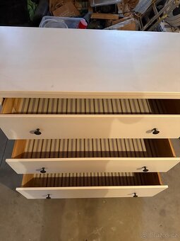 IKEA HEMNES komoda se 3 zásuvkami bílá - 2