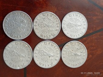 Mince 50 Reichspfennig pfennig - 2