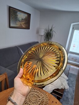 Sada žluté sklo sberatelske - 2