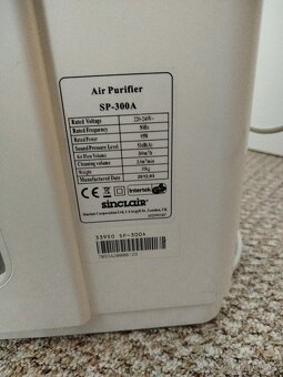 Čistička vzduchu Sinclair sp300a - 2