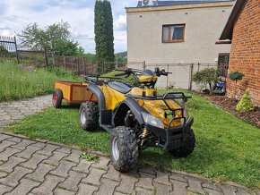 Dětská čtyřkolka ATV 110ccm (s vozíčkem) - 2
