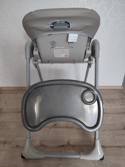 Jídelní židlička Kinderkraft YUMMY grey - 2