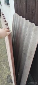 Eternitové šablony, červené š100cm, délka 125cm. - 2